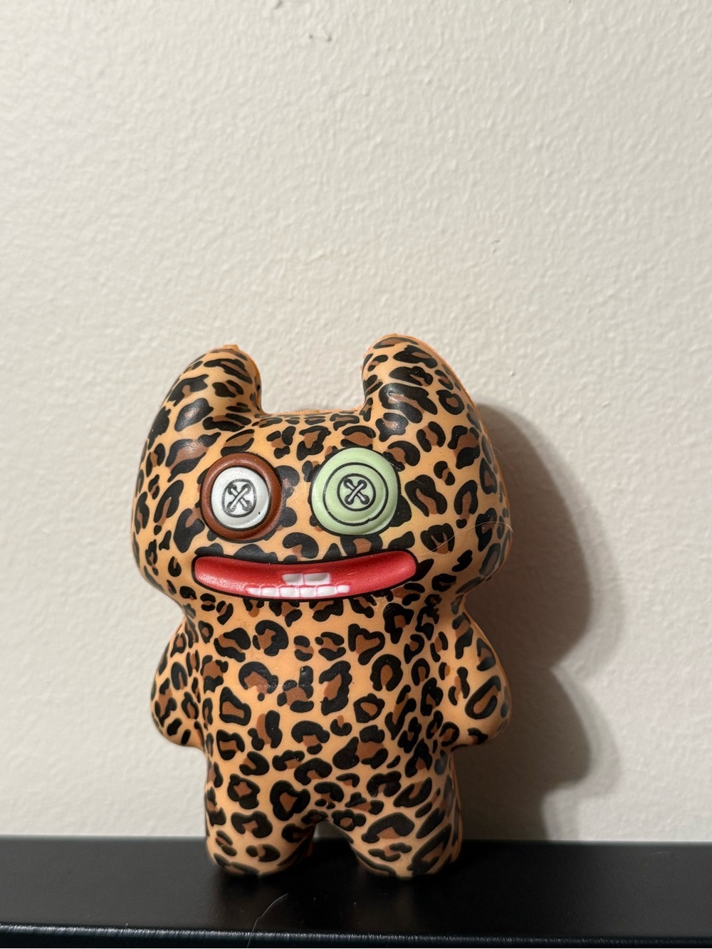 💞4/$35- Fuggler Leopard Print Squishy Figure Collectible Monster Toy